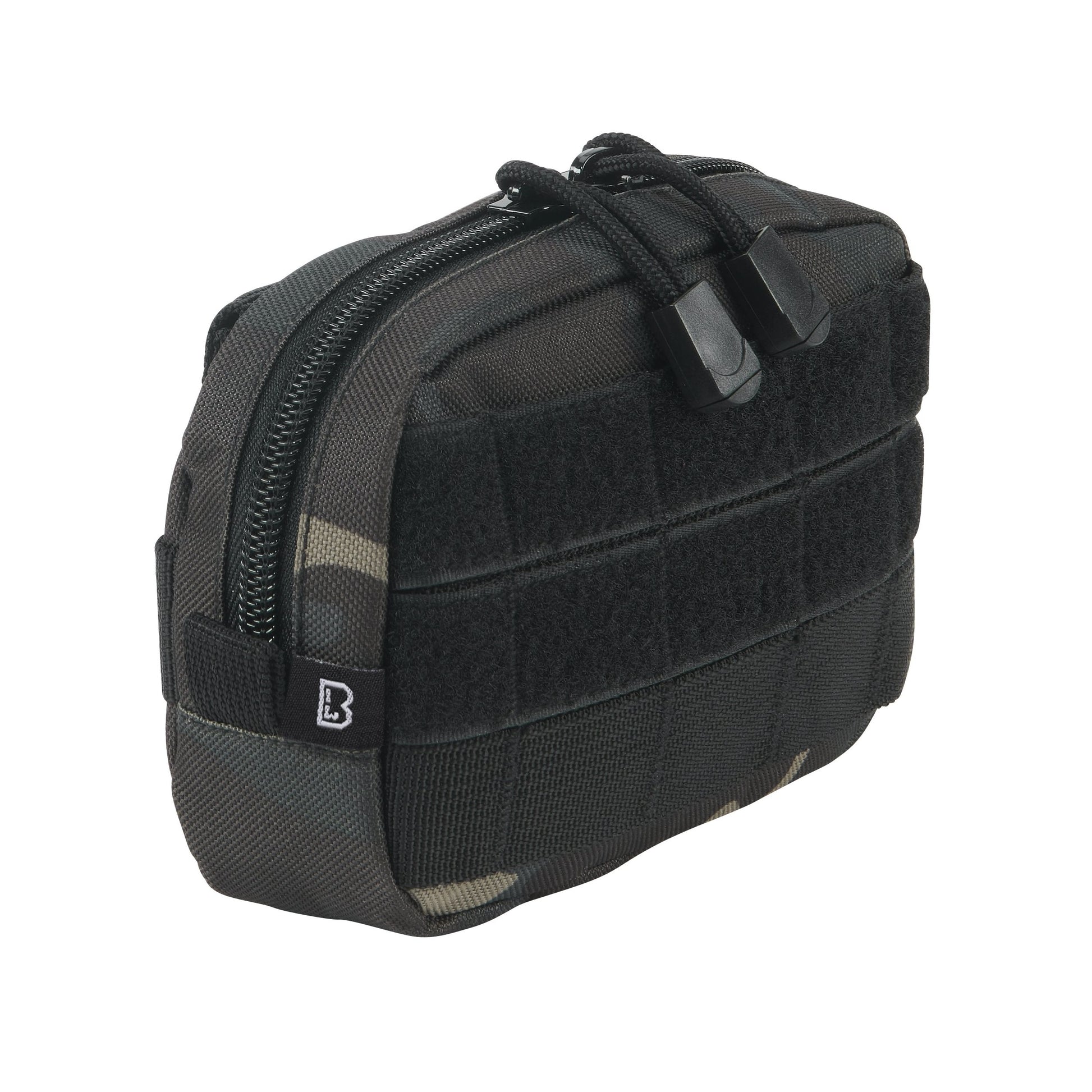 Funda COMPACT MOLLE verde de BRANDIT con sistema MOLLE, panel VELCRO, bolsillo interior de malla y anilla en D