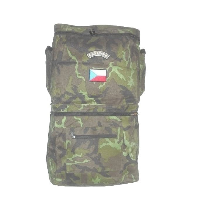 Mochila AČR transporte vz95 CORDURA, doble compartimento, bolsillos con cremallera, usada