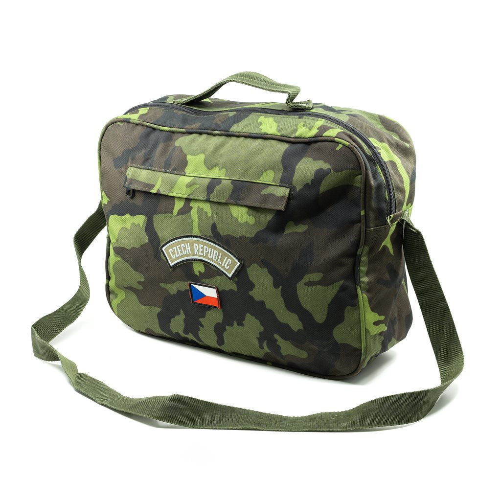 Bolsa porta documentos AČR vz.95 camuflaje con logo CZECH REPUBLIC y ventana para identificador