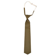Corbata de excedentes del Ejército Checo modelo 85 verde, nylon, goma y nudo ya hecho