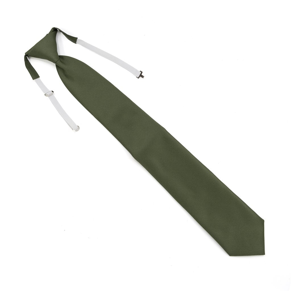 Corbata militar ACR vz.97 verde con goma elástica y nudo preanudado - ID 805897