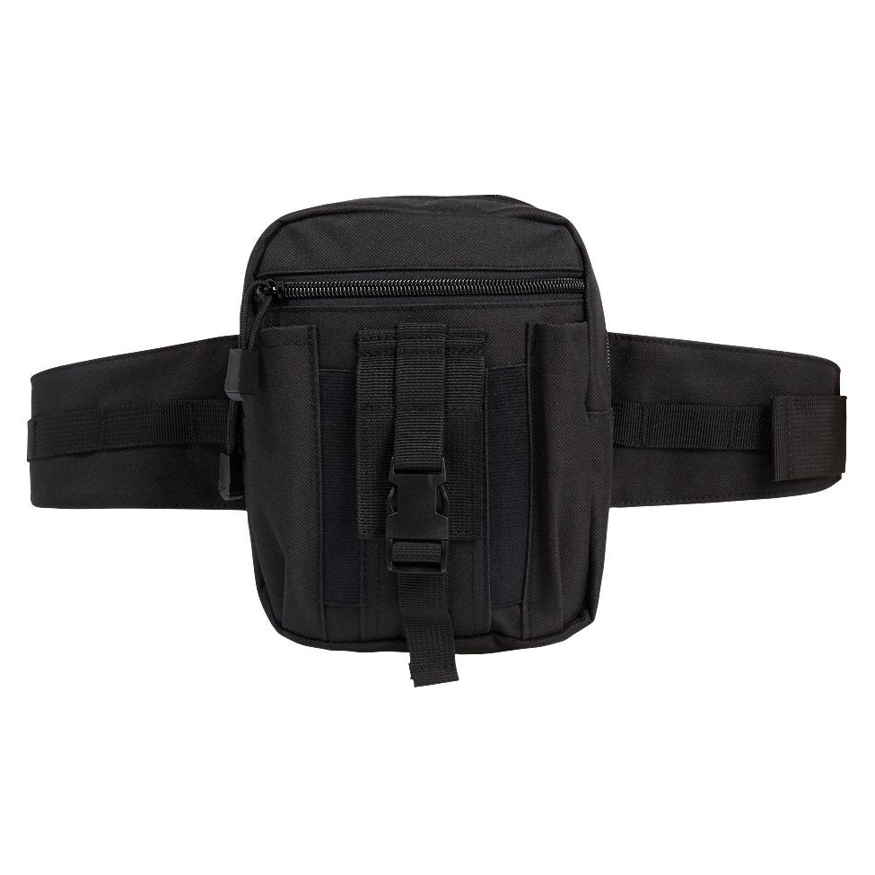 Riñonera ALLROUND verde con funda para botella y cinturón táctico de BRANDIT