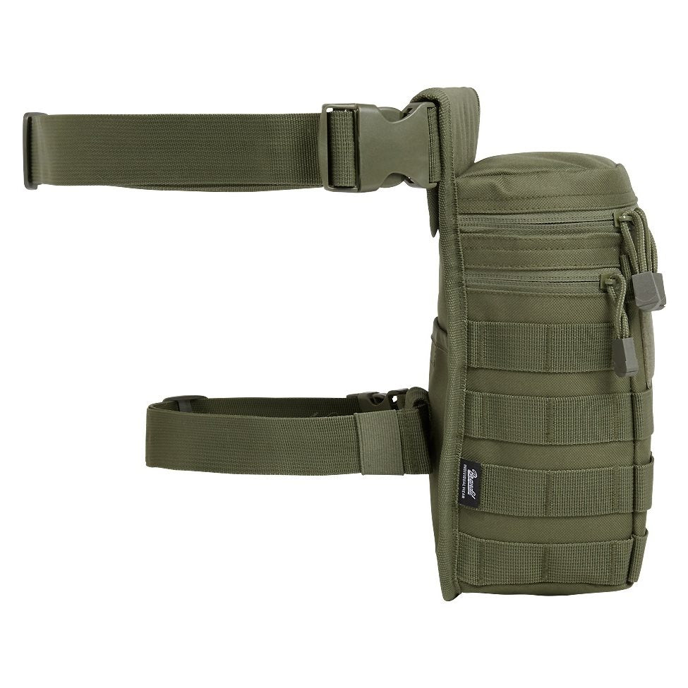 Funda muslera SIDE KICK de BRANDIT en 600D poliéster con 3 bolsillos, sistema MOLLE/PALS y panel VELCRO