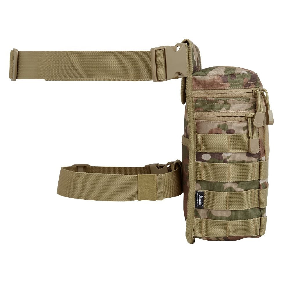 Funda muslera SIDE KICK de BRANDIT en 600D poliéster con 3 bolsillos, sistema MOLLE/PALS y panel VELCRO