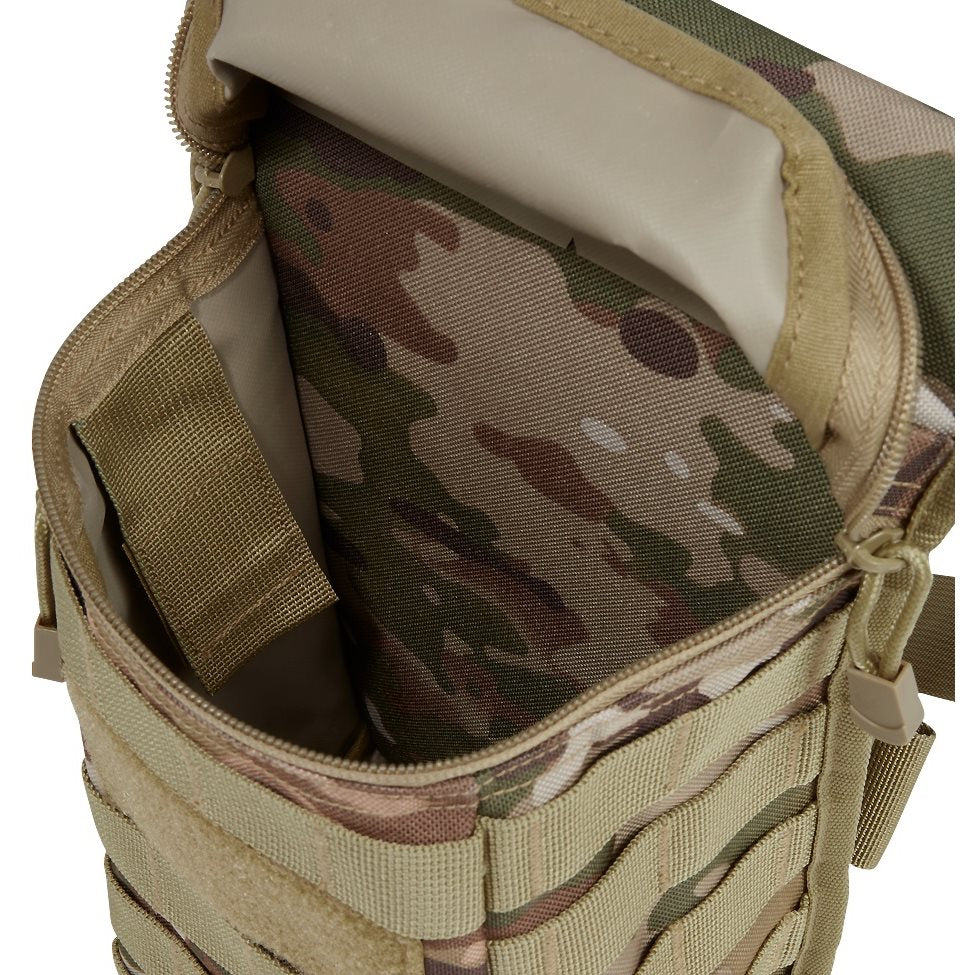 Funda muslera SIDE KICK de BRANDIT en 600D poliéster con 3 bolsillos, sistema MOLLE/PALS y panel VELCRO