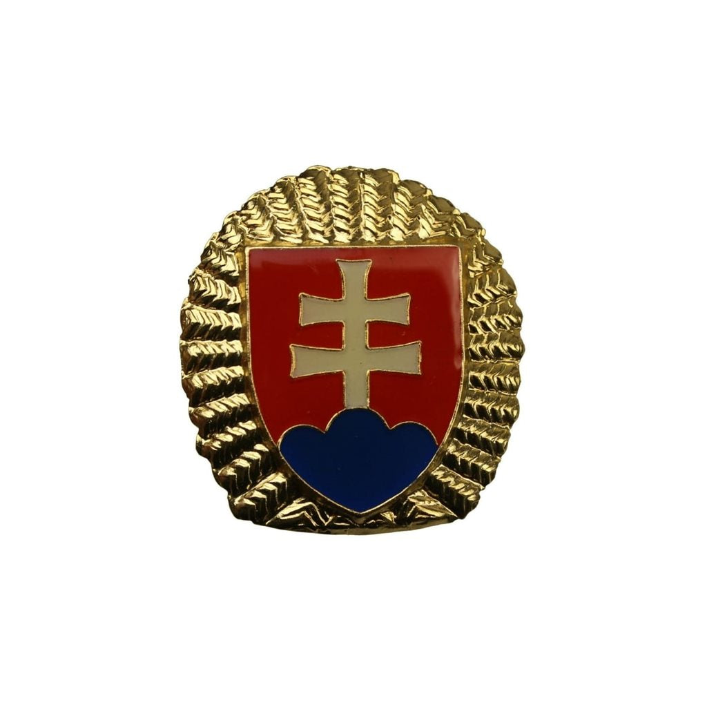 Insignia dorada para gorra con emblema SLOVENSKO - 8063625