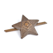 Insignia AČR estrella bronce grande 22 mm para hombreras