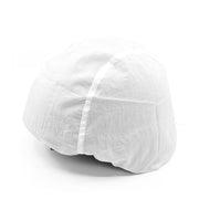 Funda blanca para casco AČR, 100% poliamida, usada en operaciones invernales
