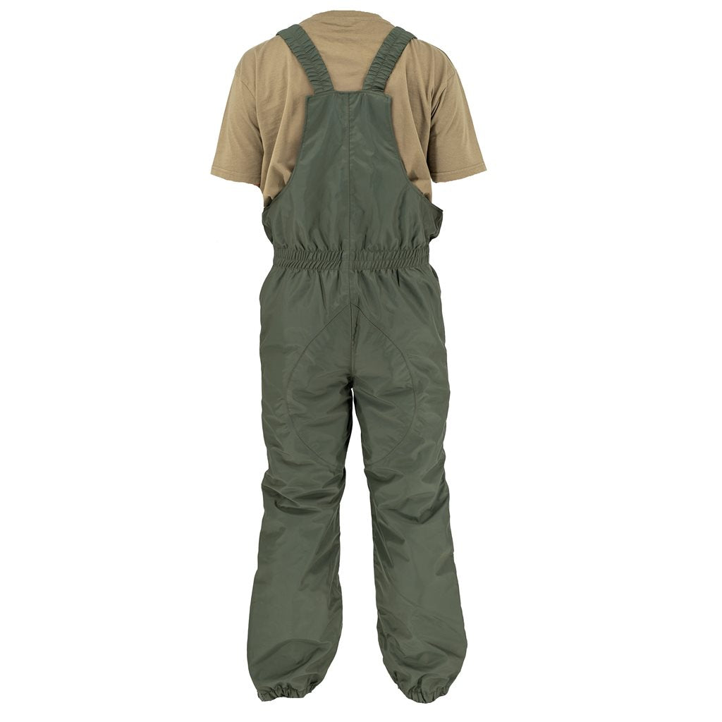 Pantalones con peto forrados verdes estilo francés (806506Z)