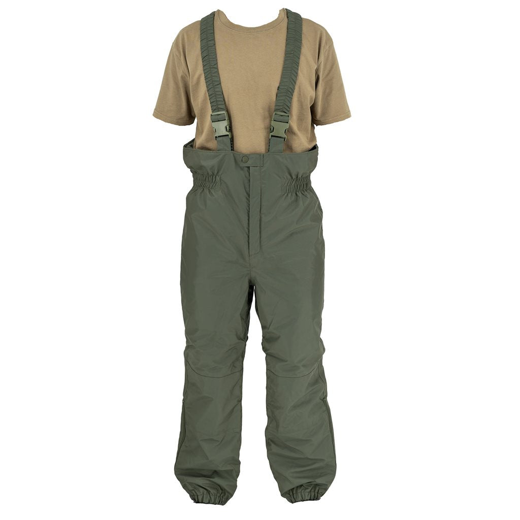 Pantalones con peto forrados verdes estilo francés (806506Z)
