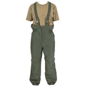 Pantalones con peto forrados verdes estilo francés (806506Z)