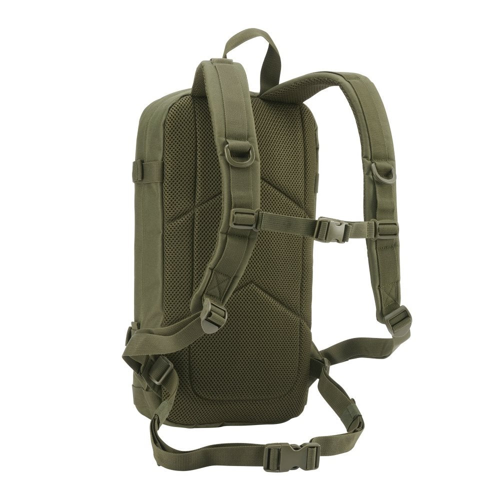 Mochila táctica US COOPER DAYPACK verde compatible MOLLE/PALS con sistema de espalda y correas de compresión