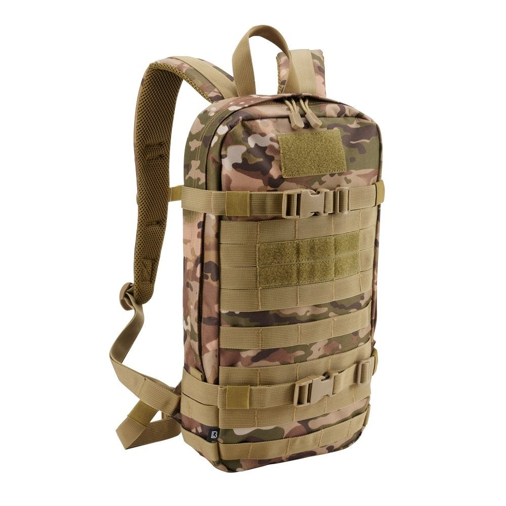 Mochila táctica US COOPER DAYPACK verde compatible MOLLE/PALS con sistema de espalda y correas de compresión