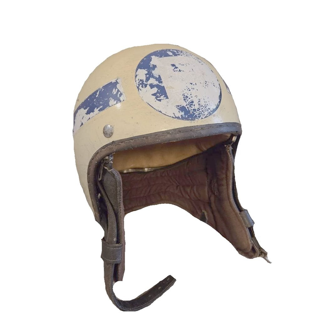 Casco ČSLA regulador MP blanco usado, calidad II