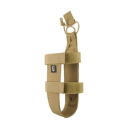 Funda FLEX MOLLE Large para botella en negro, poliéster 600D, compatible con MOLLE/PALS y apta para cinturón