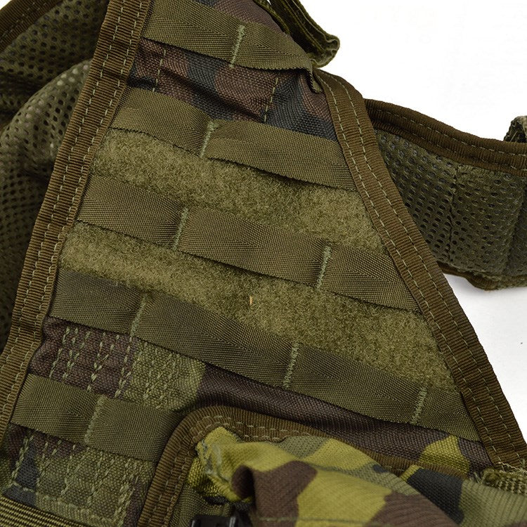 Chaleco táctico de rápel AČR vz.95 camuflaje bosque usado