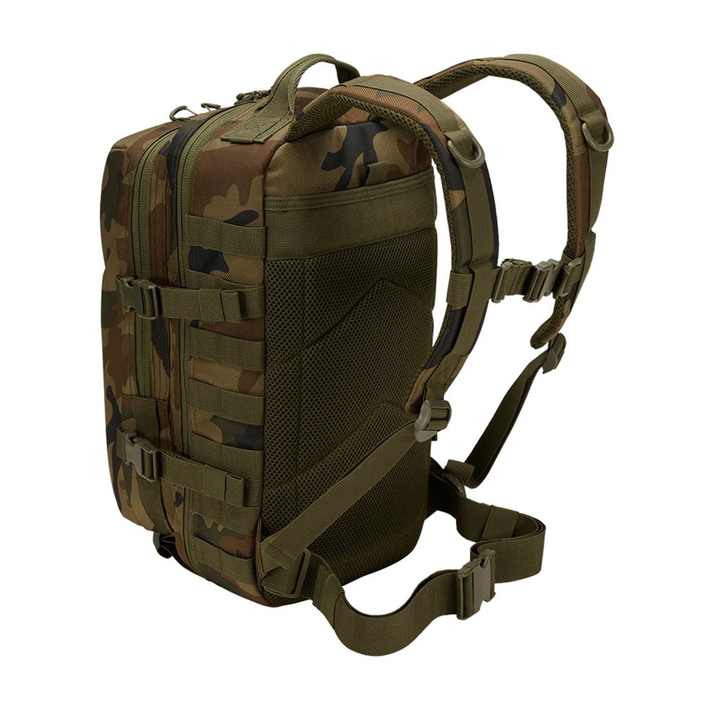Mochila US COOPER CASE Woodland, 25 L, frontal acolchado en poliéster 1680 denier