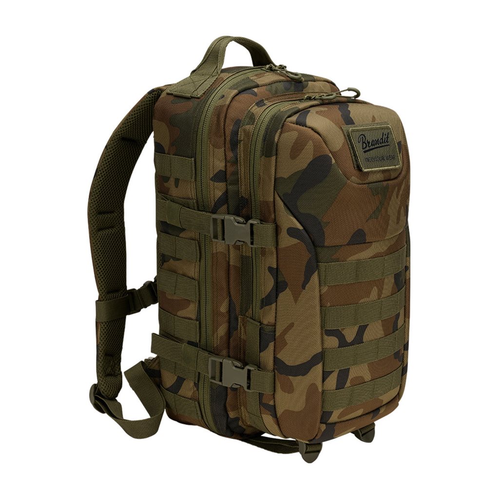 Mochila US COOPER CASE Woodland, 25 L, frontal acolchado en poliéster 1680 denier