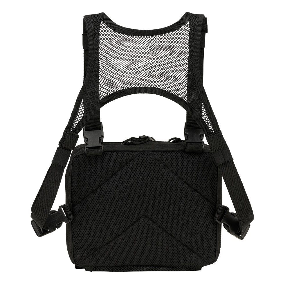 Bolsa de pecho US Cooper Chest Pack Woodland en 600D con sistema MOLLE y tiras de velcro