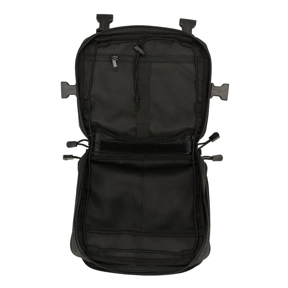 Bolsa de pecho US Cooper Chest Pack Woodland en 600D con sistema MOLLE y tiras de velcro