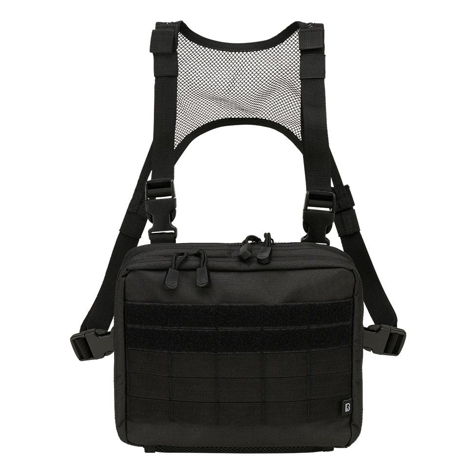 Bolsa de pecho US Cooper Chest Pack Woodland en 600D con sistema MOLLE y tiras de velcro