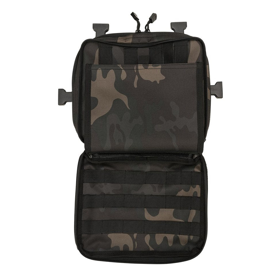 Bolsa de pecho US Cooper Chest Pack Woodland en 600D con sistema MOLLE y tiras de velcro