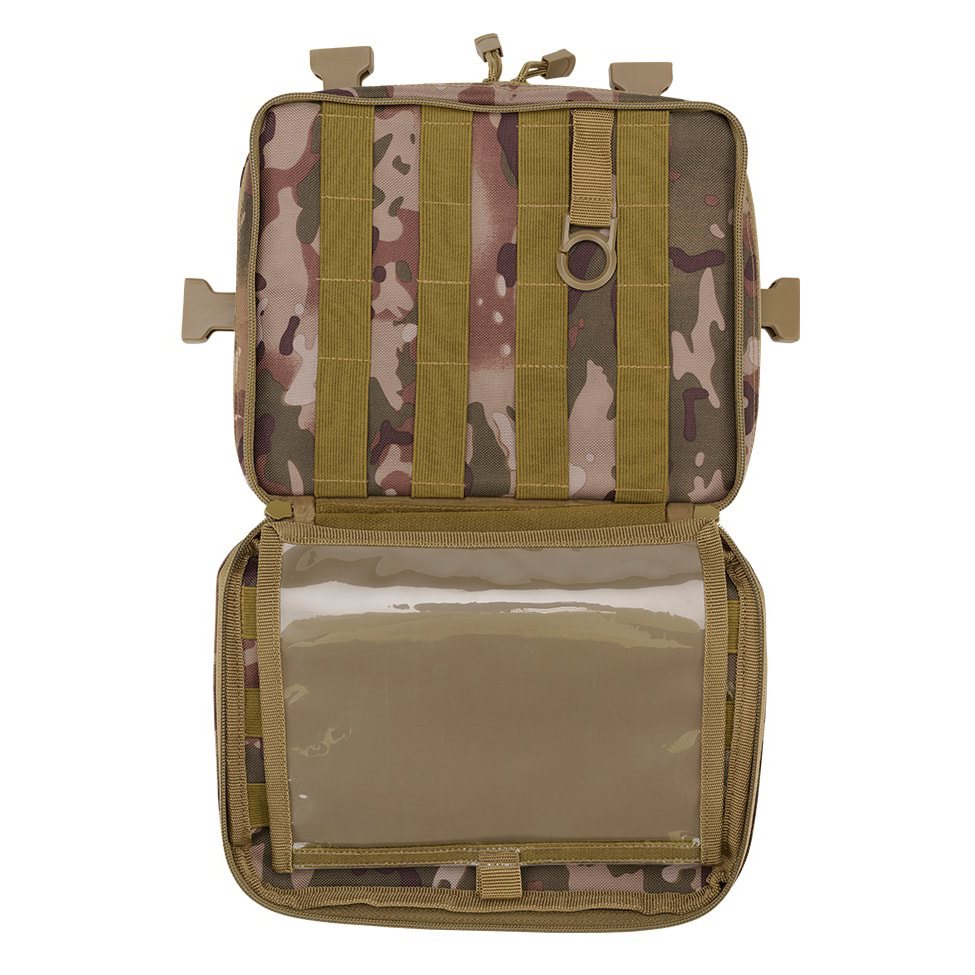 Bolsa de pecho US Cooper Chest Pack Woodland en 600D con sistema MOLLE y tiras de velcro