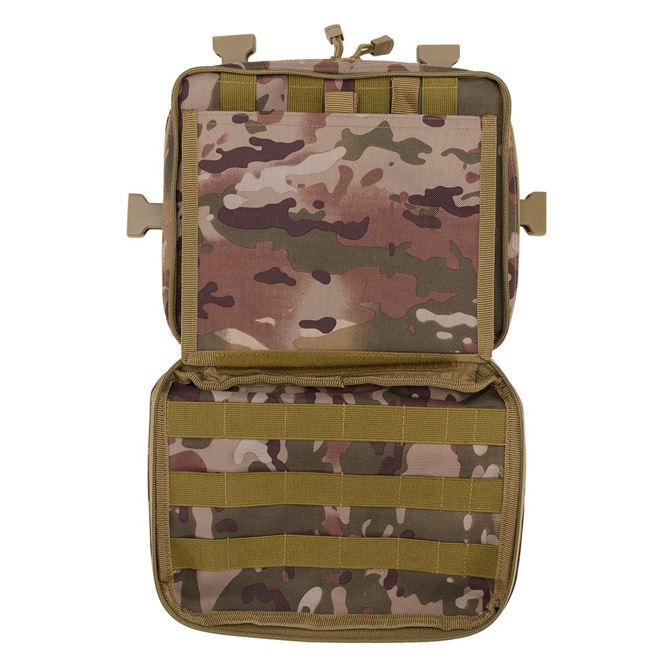 Bolsa de pecho US Cooper Chest Pack Woodland en 600D con sistema MOLLE y tiras de velcro