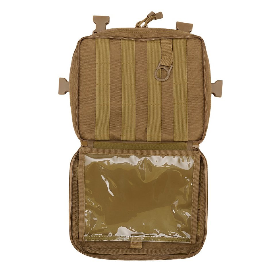 Bolsa de pecho US Cooper Chest Pack Woodland en 600D con sistema MOLLE y tiras de velcro