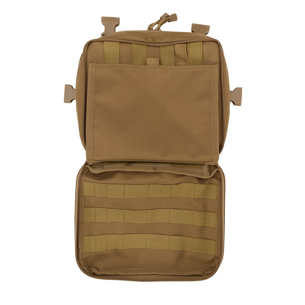 Bolsa de pecho US Cooper Chest Pack Woodland en 600D con sistema MOLLE y tiras de velcro