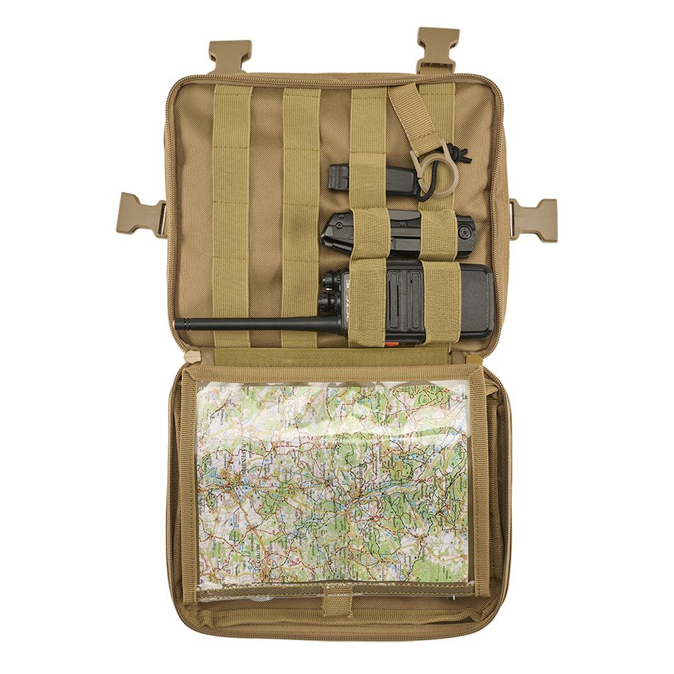 Bolsa de pecho US Cooper Chest Pack Woodland en 600D con sistema MOLLE y tiras de velcro