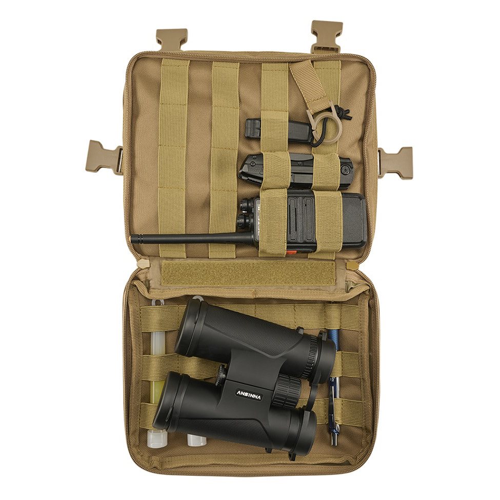 Bolsa de pecho US Cooper Chest Pack Woodland en 600D con sistema MOLLE y tiras de velcro