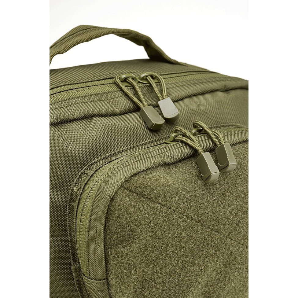 Mochila táctica US COOPER VELCRO grande negra con panel de velcro