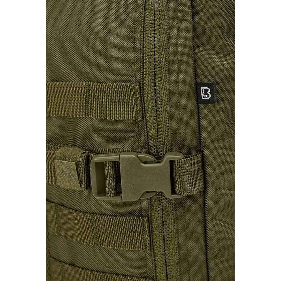 Mochila táctica US Cooper Velcro grande negra, vista frontal