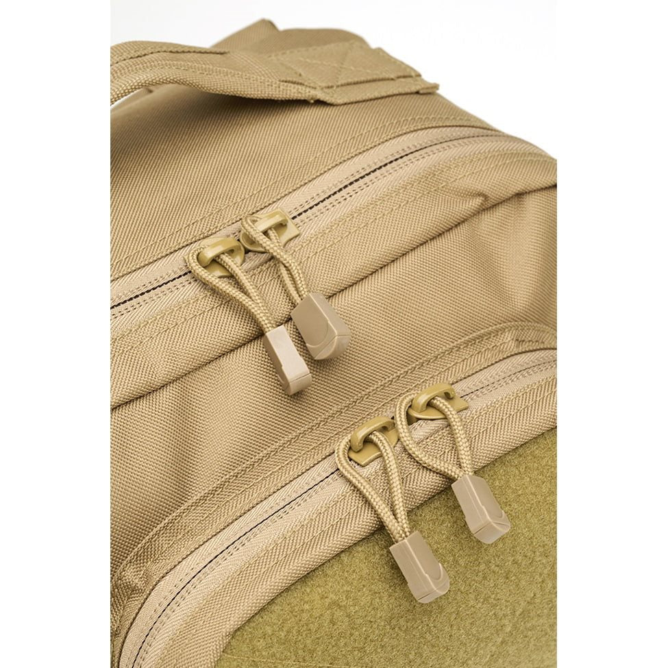 Mochila táctica US COOPER VELCRO grande negra con panel de velcro
