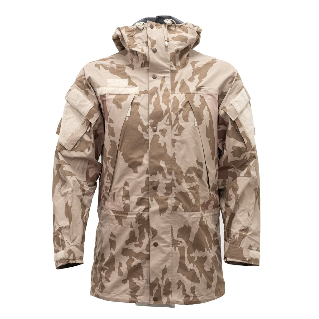Chaqueta AČR ECWCS 2010 vz.95 Desierto usada, parka militar impermeable con capucha