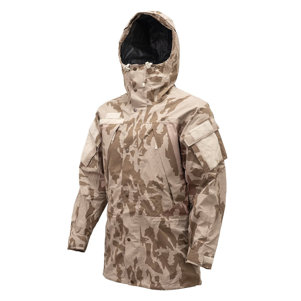Chaqueta AČR ECWCS 2010 vz.95 Desierto usada, parka militar impermeable con capucha