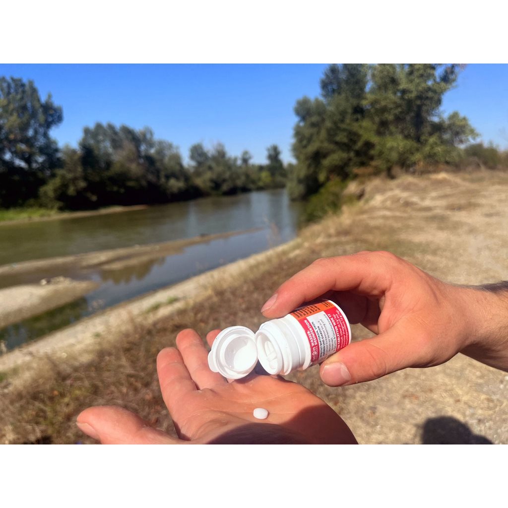 Tabletas para desinfectar y conservar agua potable, 100 tabletas