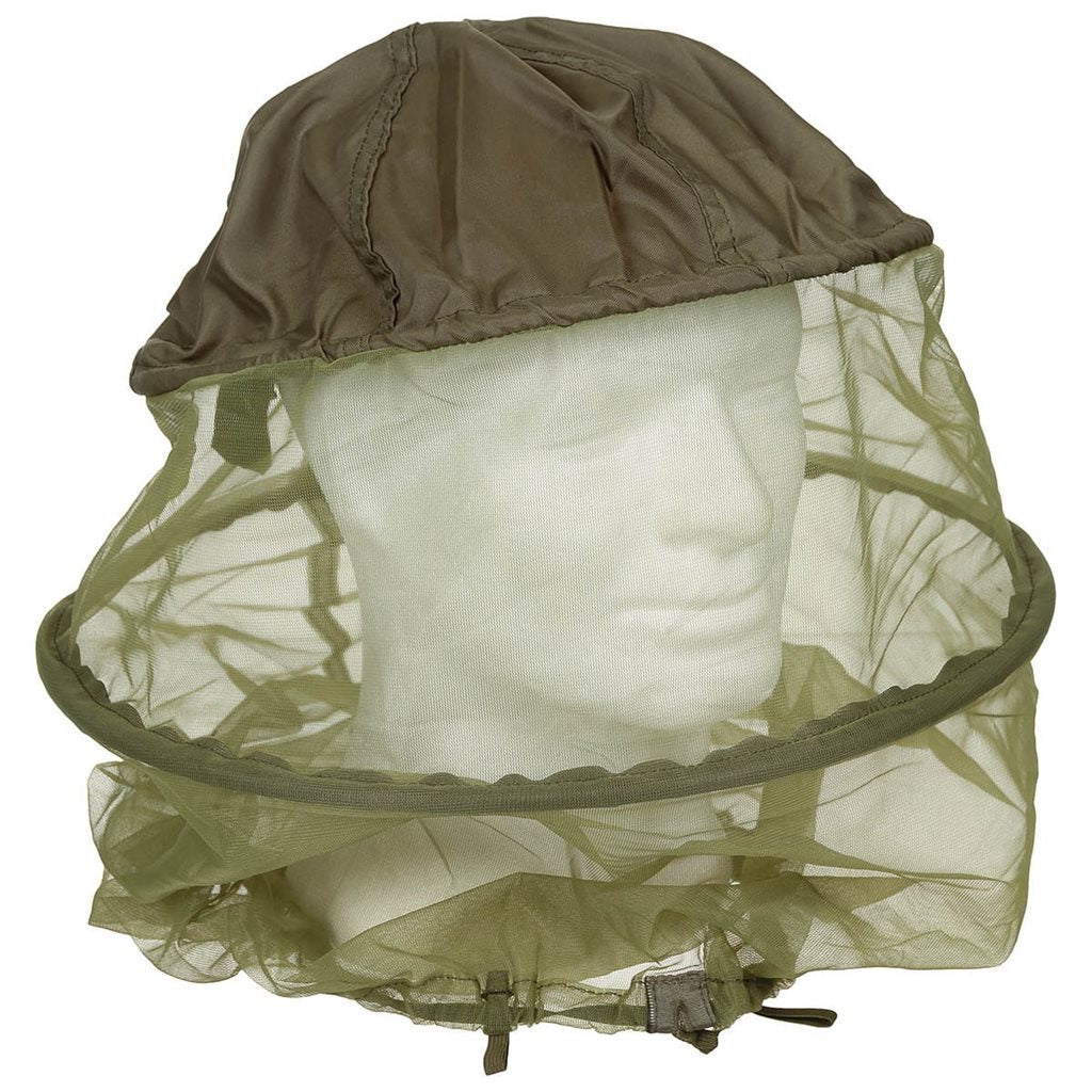 Sombrero con mosquitera y aro original AČR verde, nylon