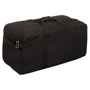 Bolsa ASSAULT CARGO negra de lona de algodon impermeable - gran bolsa de transporte
