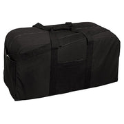 Bolsa de transporte JUMBO negra de lona impermeable