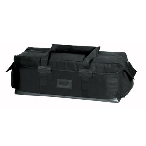 Bolsa de viaje israelí negra de algodón con base PVC impermeable, casi 100 L