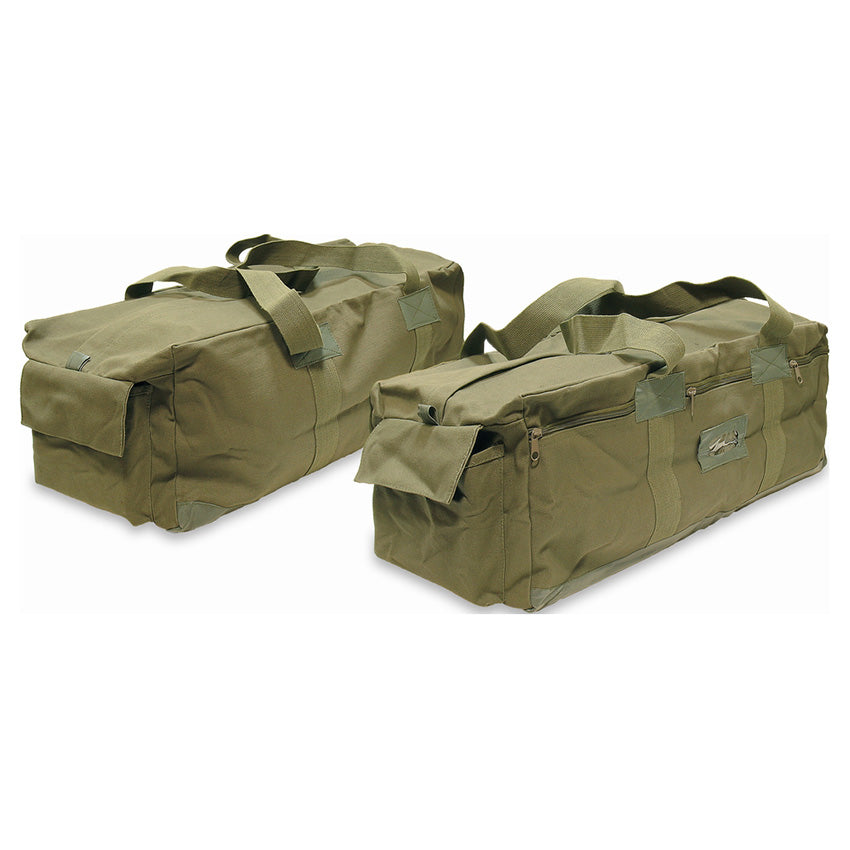 Bolsa de viaje israelí negra de algodón con base PVC impermeable, casi 100 L
