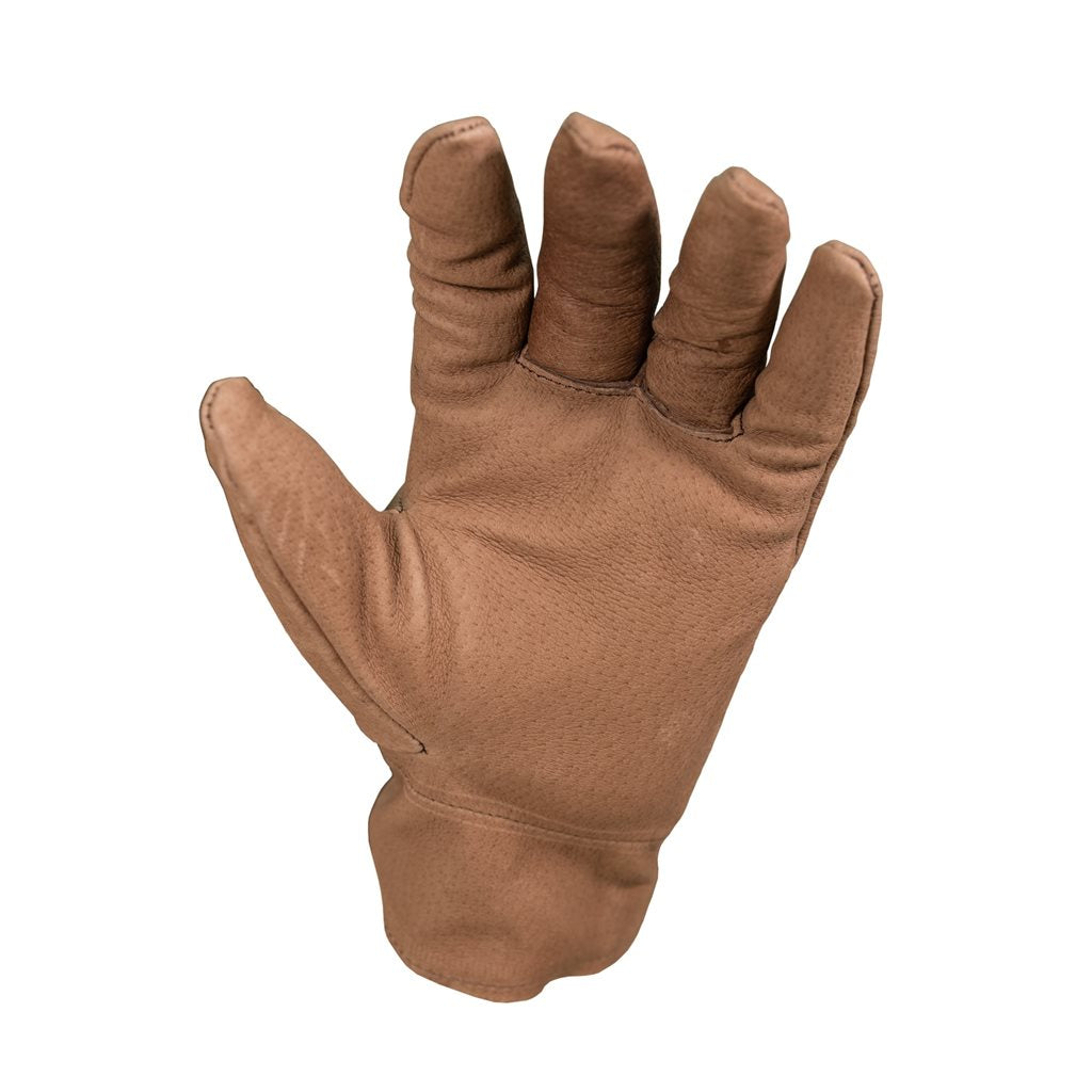Guantes de cuero para mujer marrón, original militar, identificador 815477