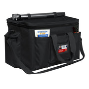 Bolsa de transporte negra POLICE EQUIPMENT con refuerzos laterales rígidos y gran capacidad