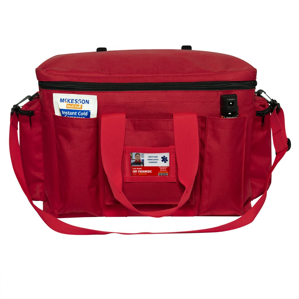 Bolsa de transporte negra POLICE EQUIPMENT con refuerzos laterales rígidos y gran capacidad
