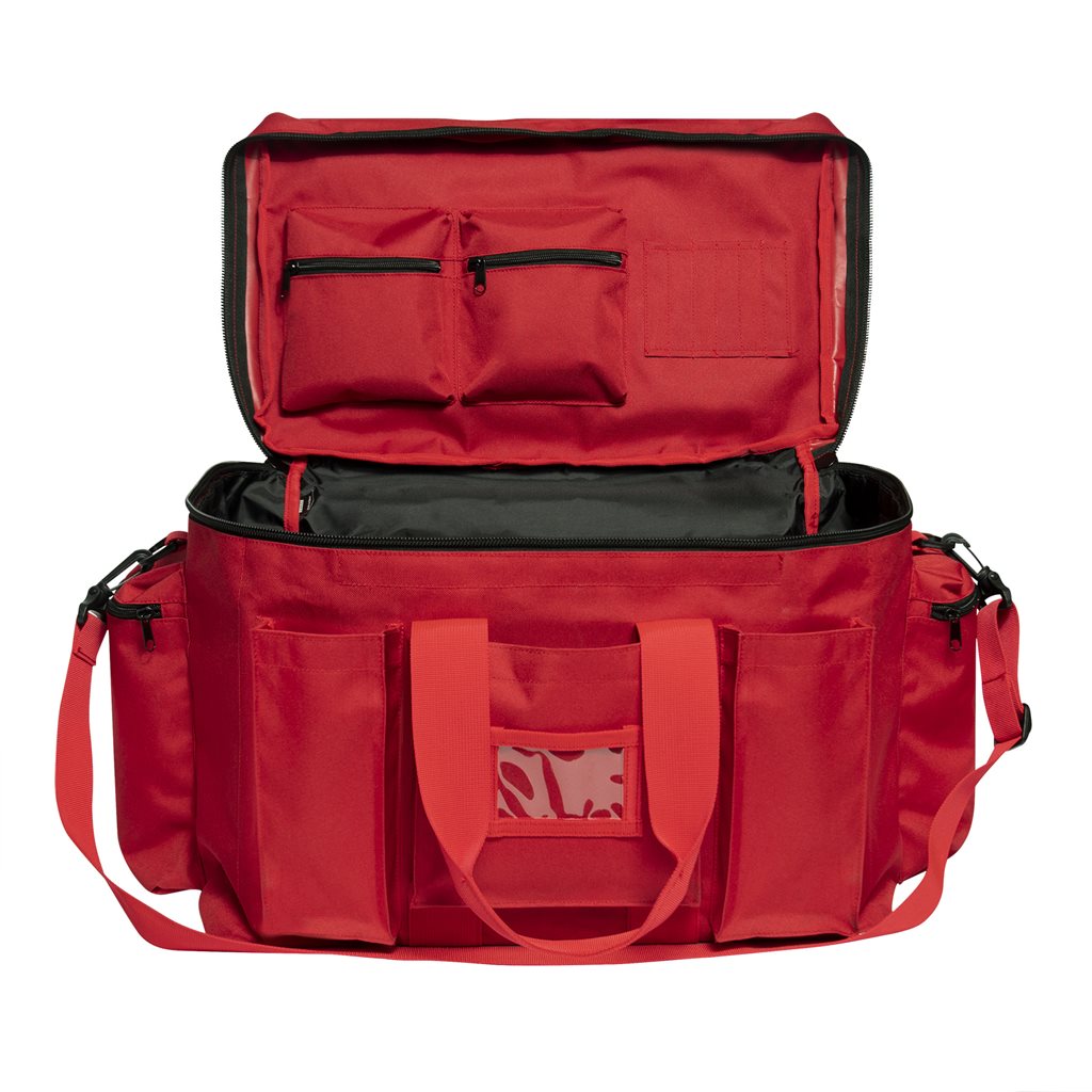 Bolsa de transporte negra POLICE EQUIPMENT con refuerzos laterales rígidos y gran capacidad