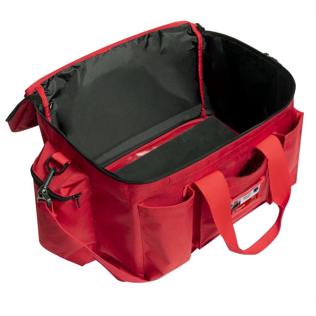 Bolsa de transporte negra POLICE EQUIPMENT con refuerzos laterales rígidos y gran capacidad