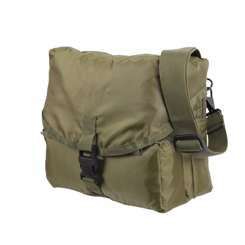 Bolsa para botiquín verde 25x20x11 cm, 3 compartimentos, correa ajustable, poliéster 900D