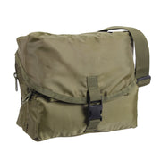 Bolsa para botiquín verde 25x20x11 cm, 3 compartimentos, correa ajustable, poliéster 900D